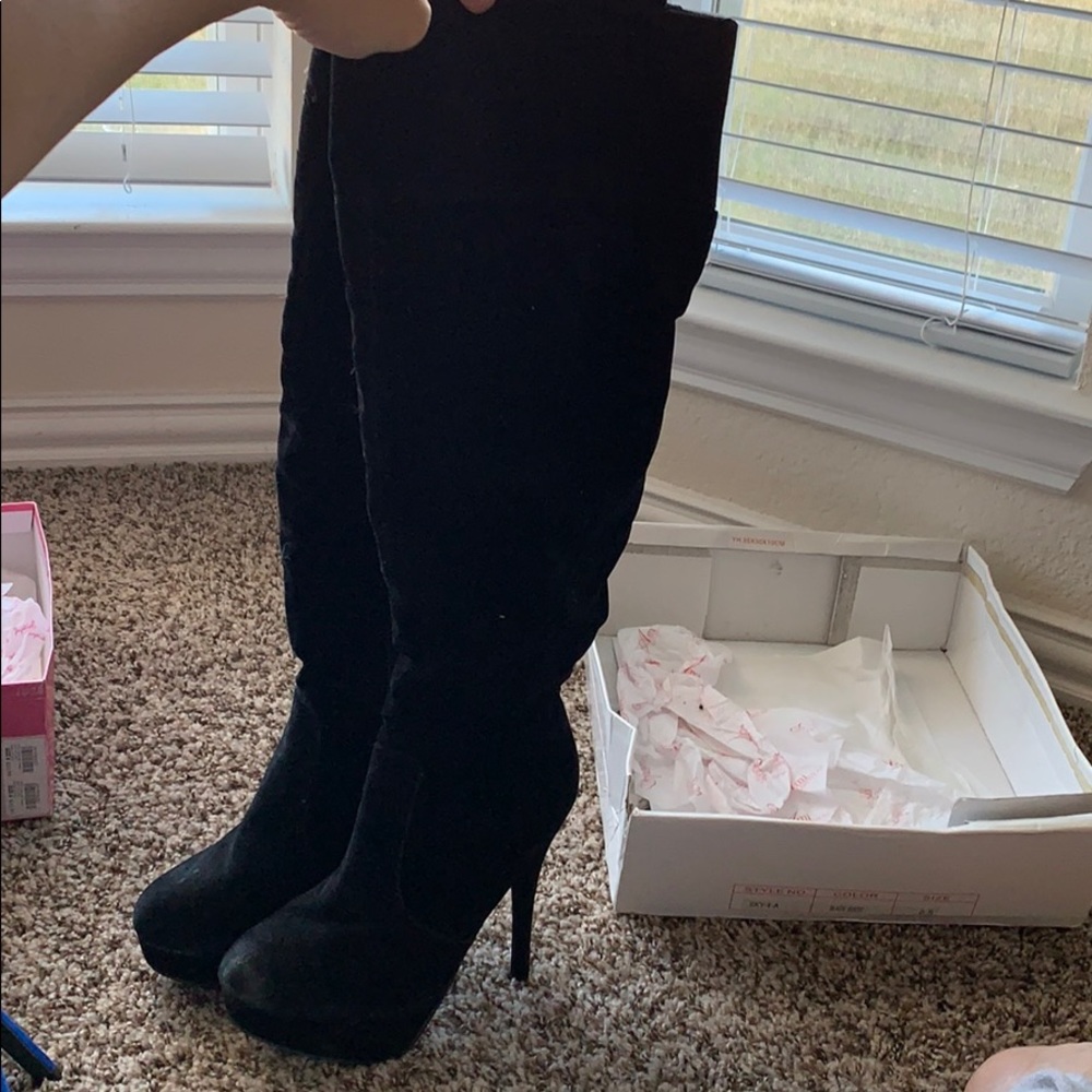 Knee high boots